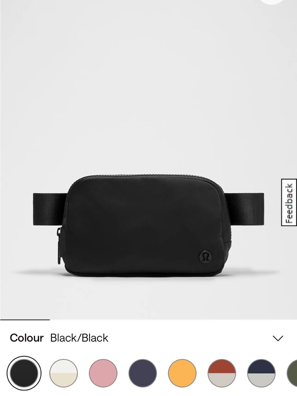 lululemon athletica Black Everywhere Belt Bag